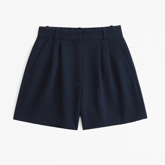 Abercrombie&Fitch Sloane Tailored Navy Shorts , size M - Picture 2 of 7